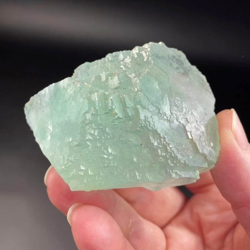 Green Cubic Stepped Fluorite Specimen Yaogangxian Mine