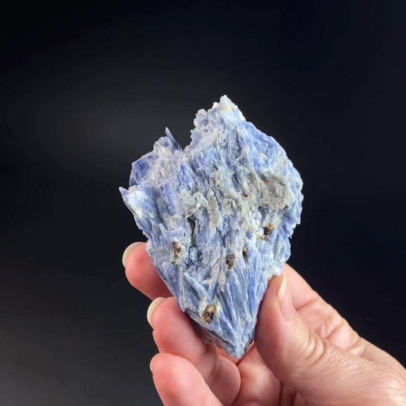 Blue Kyanite and Quartz Specimen from Minas Gerais, Brazil