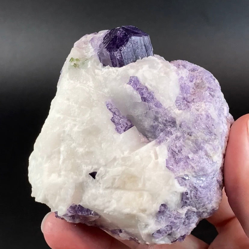 Scapolite Var. Marialite Crystal on Feldspar Matrix from Badakhshan, Afghanistan
