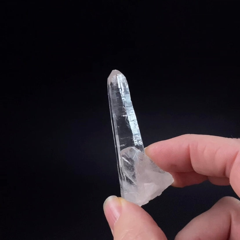 Water Clear Lemurian Quartz Crystal from Santander, Colombia