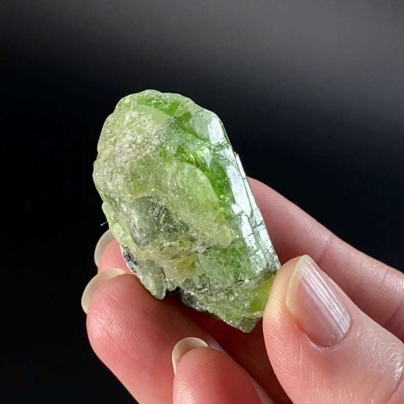 Terminated Peridot Crystal from Pakistan