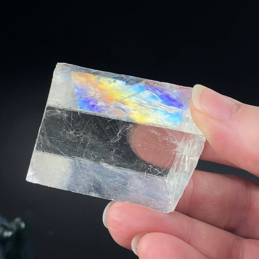 Rainbow Iceland Spar Optical Calcite Specimen from Brazil
