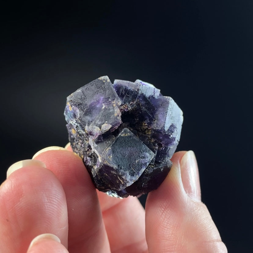 Purple Cubic Fluorite Specimen, Okorusu Mine, Namibia