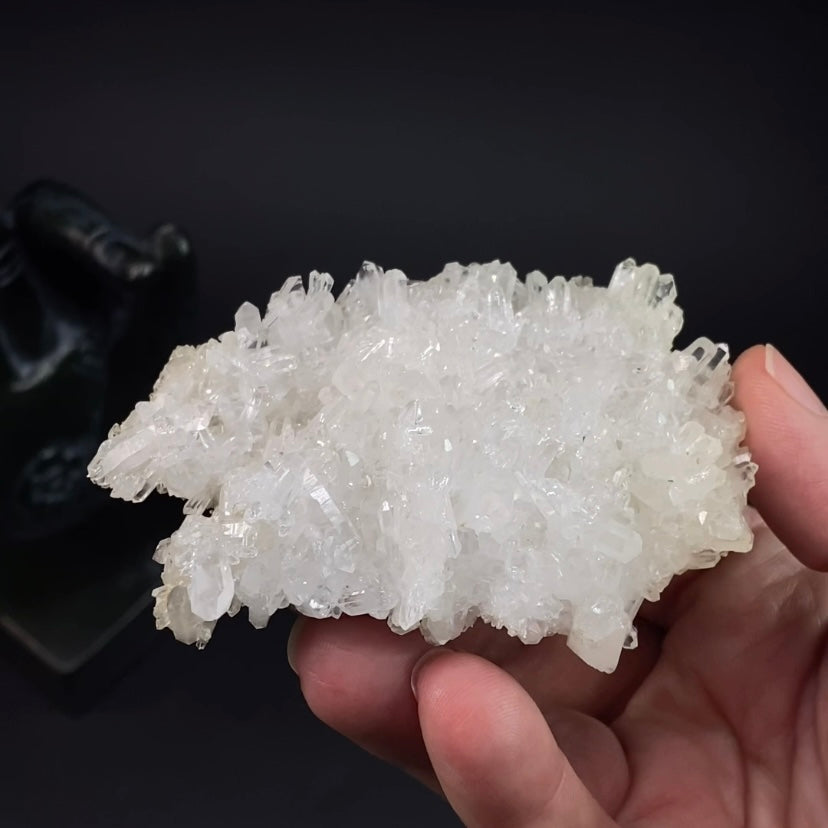 Lustrous Clear Quartz Crystal Cluster