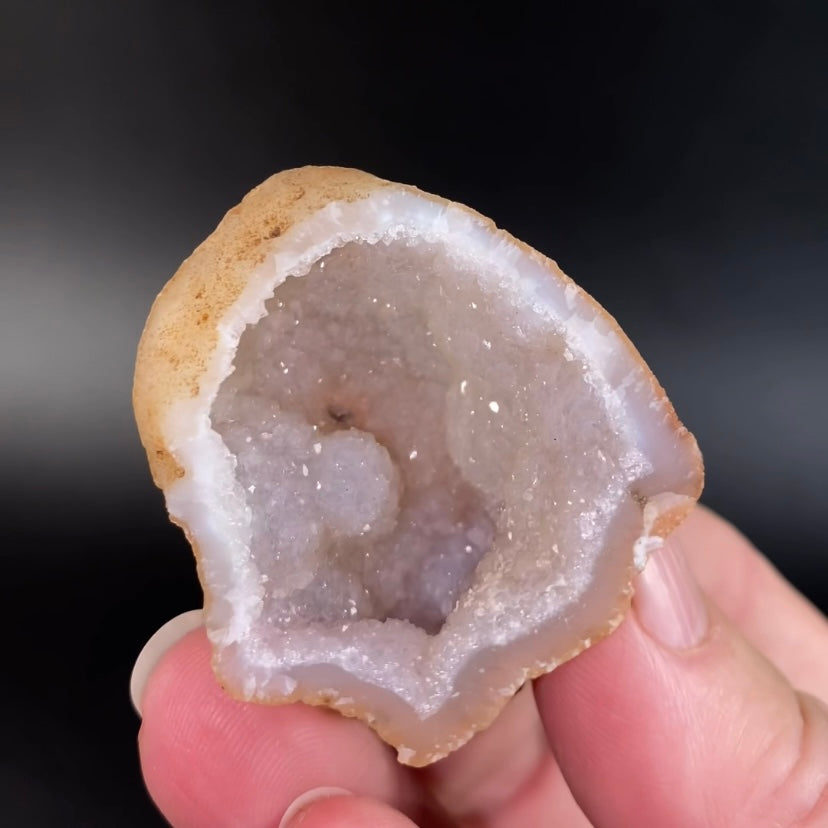 Complete Quartz and Agate Geode from India