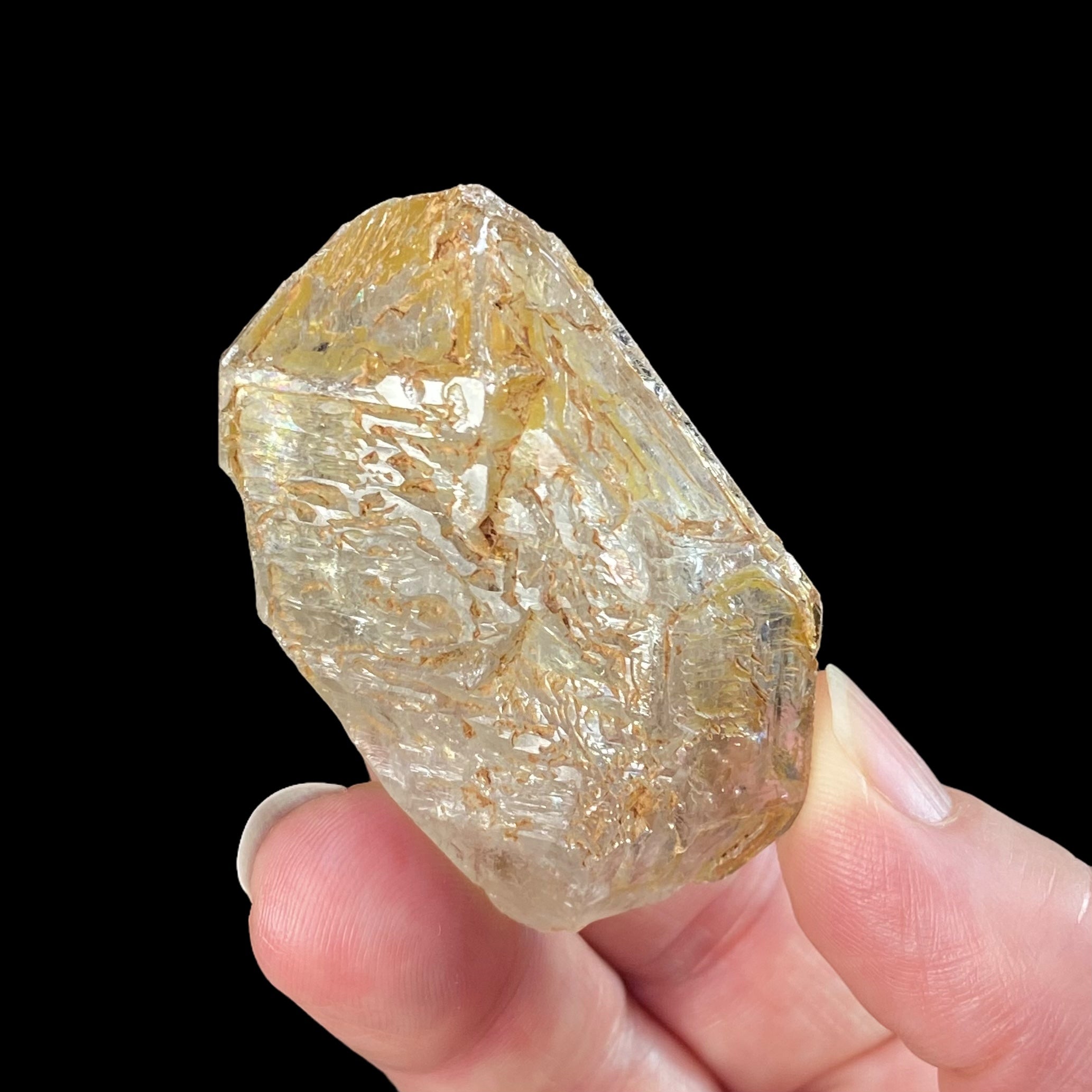 Double Terminated Fenster Quartz Crystal