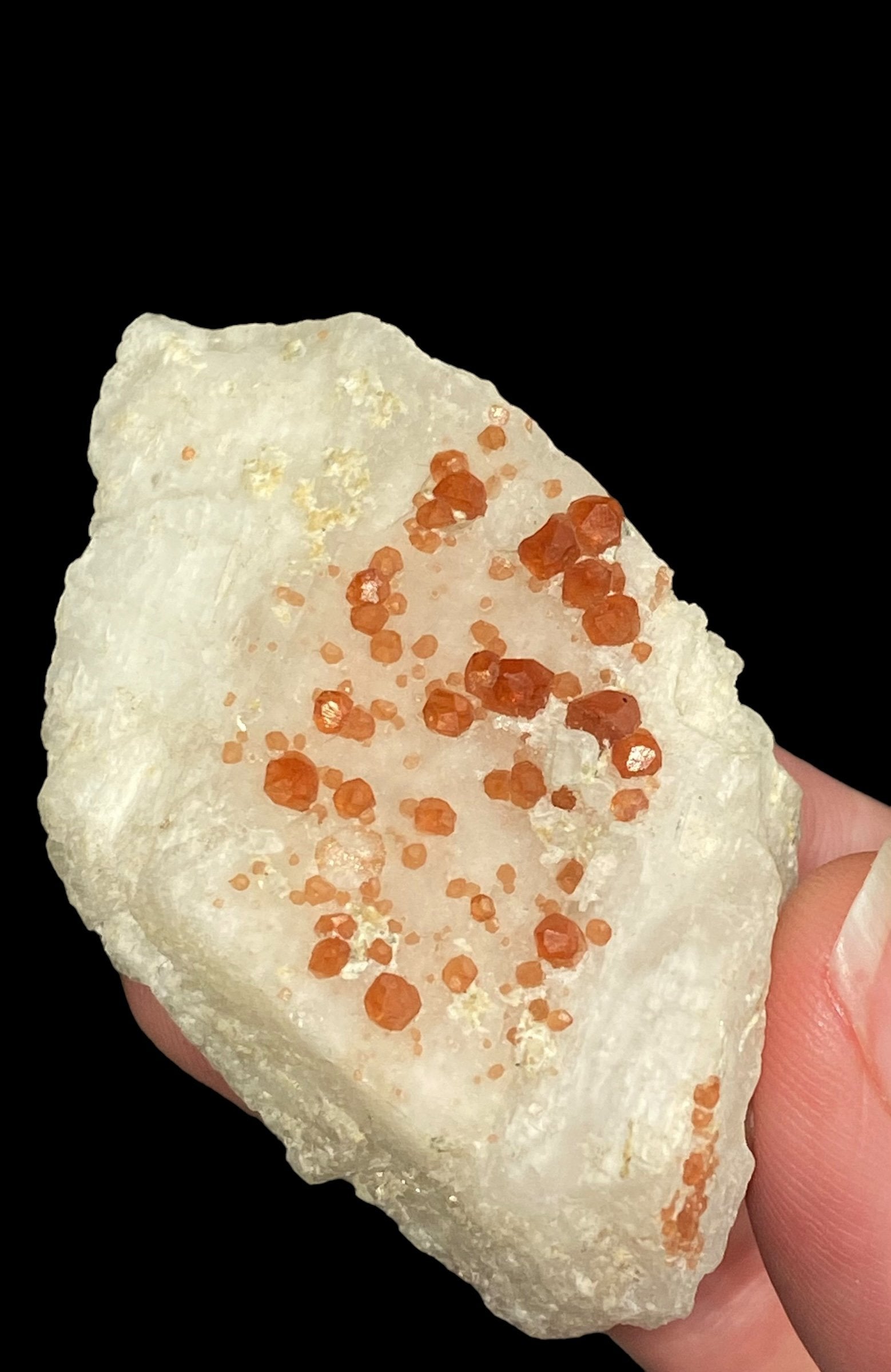 Gemmy Natural Garnet Crystals on Matrix from Shigar Valley, Pakistan