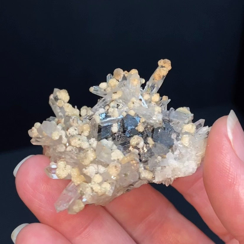 Sphalerite (Var. Marmatite) with Quartz and Carbonate – Stari Trg Mine, Trepča Mining Complex, Kosovo