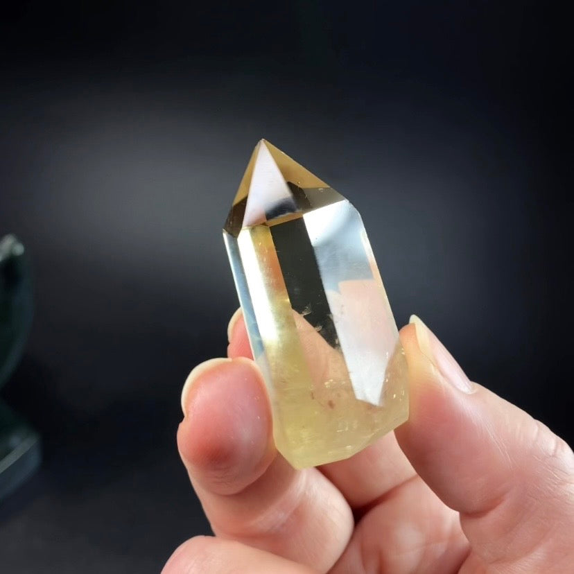 Polished Smoky Citrine Crystal