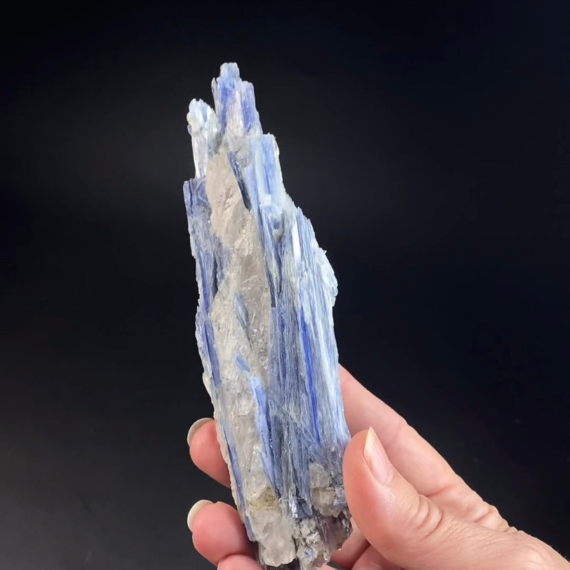 Blue Kyanite and Quartz Specimen from Minas Gerais, Brazil