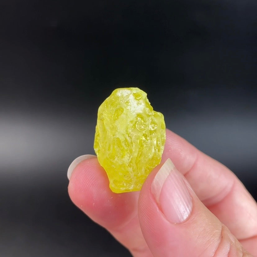 Natural Skeletal Sulfur Crystal, El Desierto Mine, Bolivia