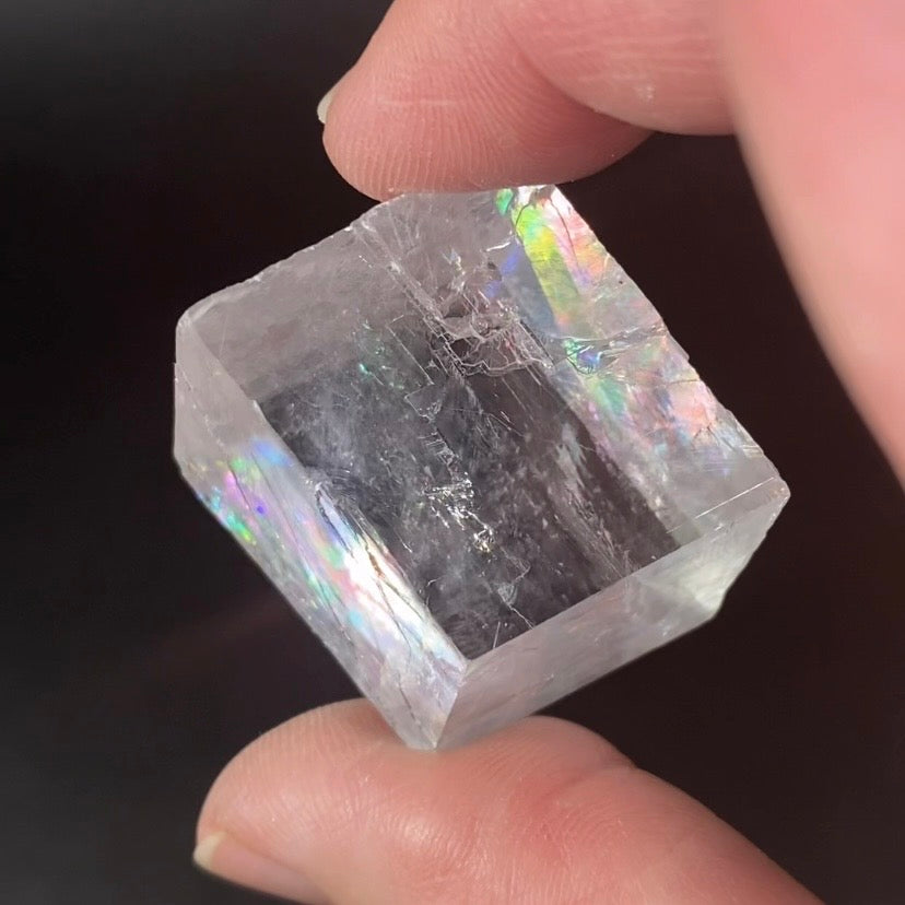 Rainbow Optical Calcite Specimen from Madagascar