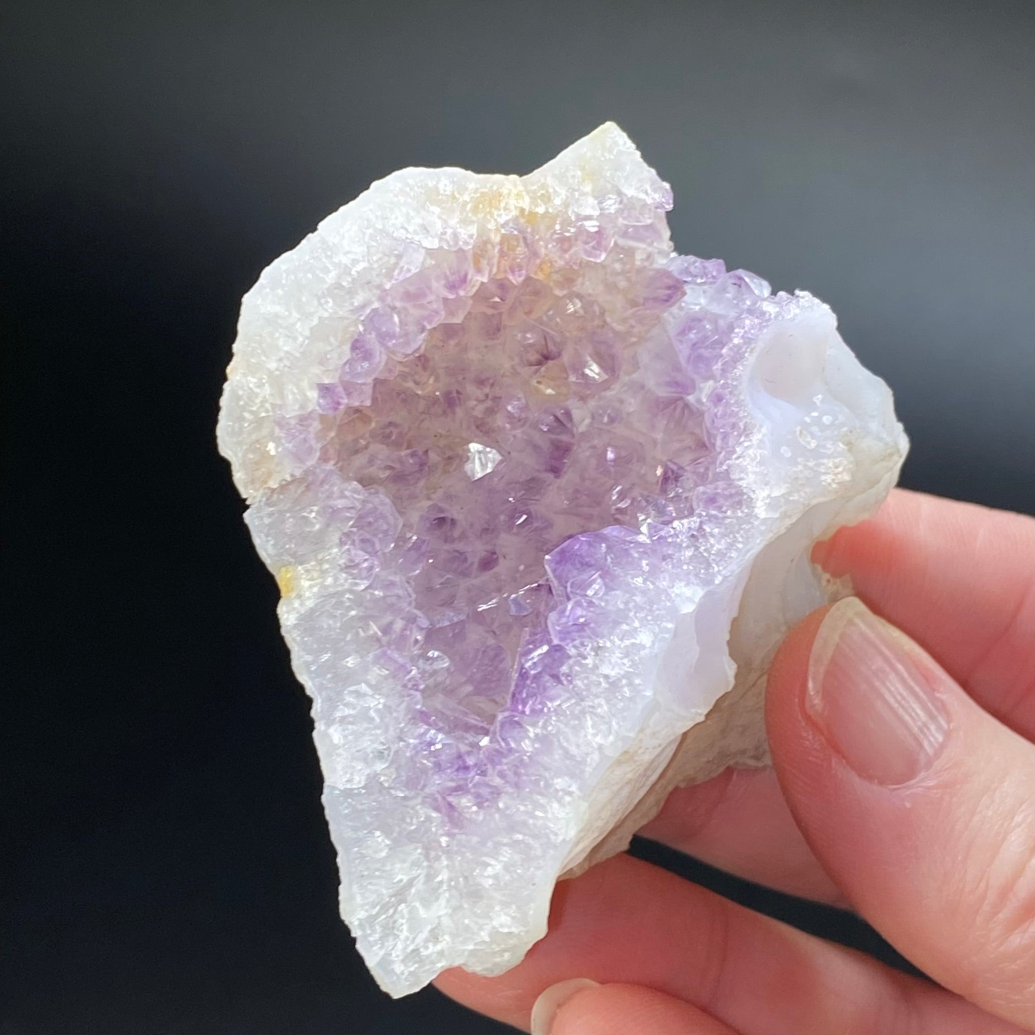 Complete Purple Amethyst Geode from Maharashtra, India