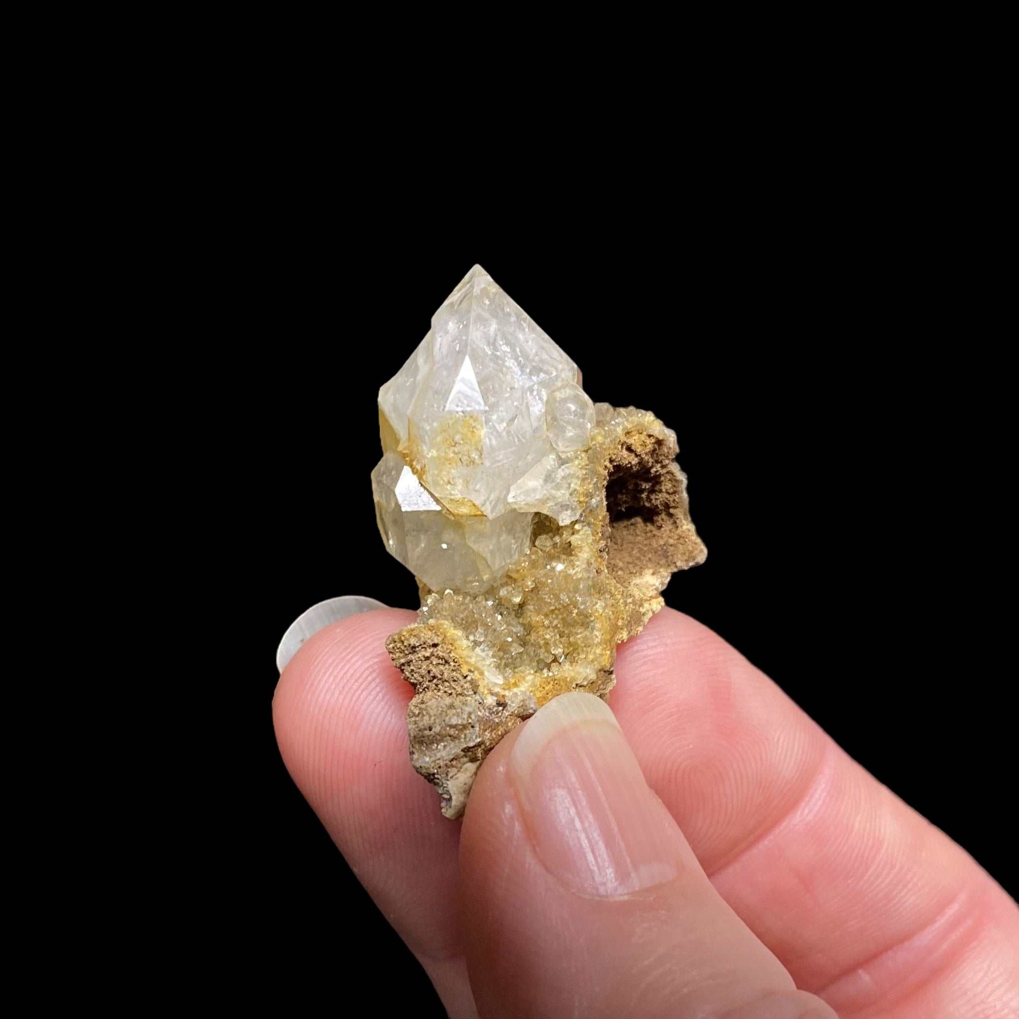 Herkimer Quartz Crystals on Matrix