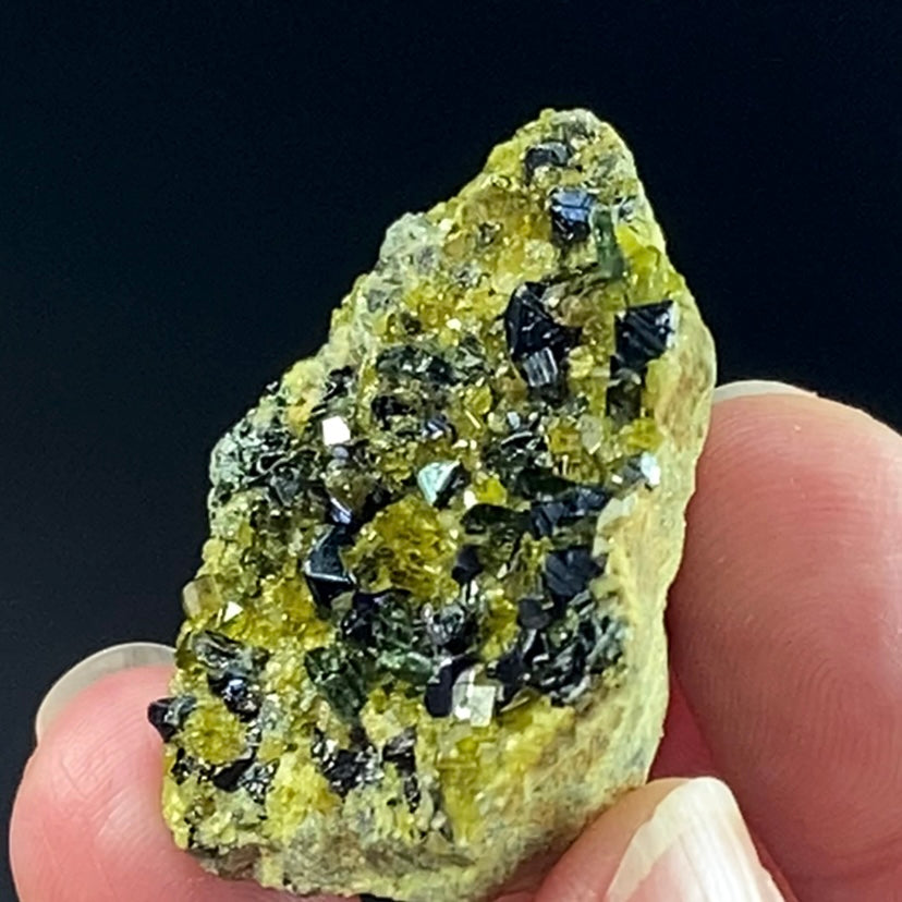 Magnetite, Epidote & Diopside Crystal Cluster, Afghanistan