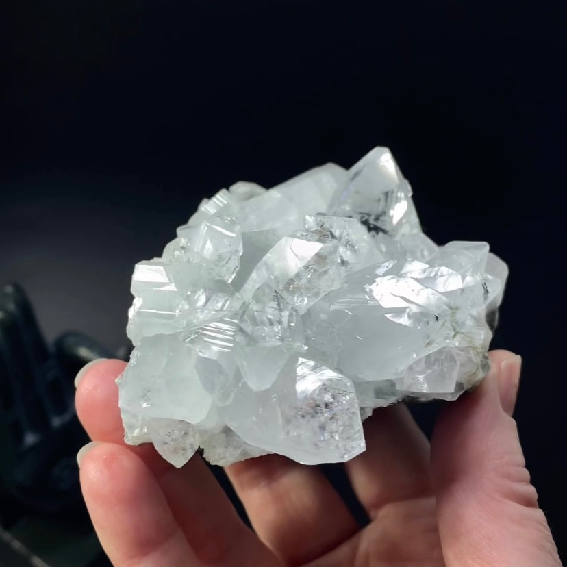 Lustrous Apophyllite Crystal Cluster from Jalgaon, Maharashtra, India