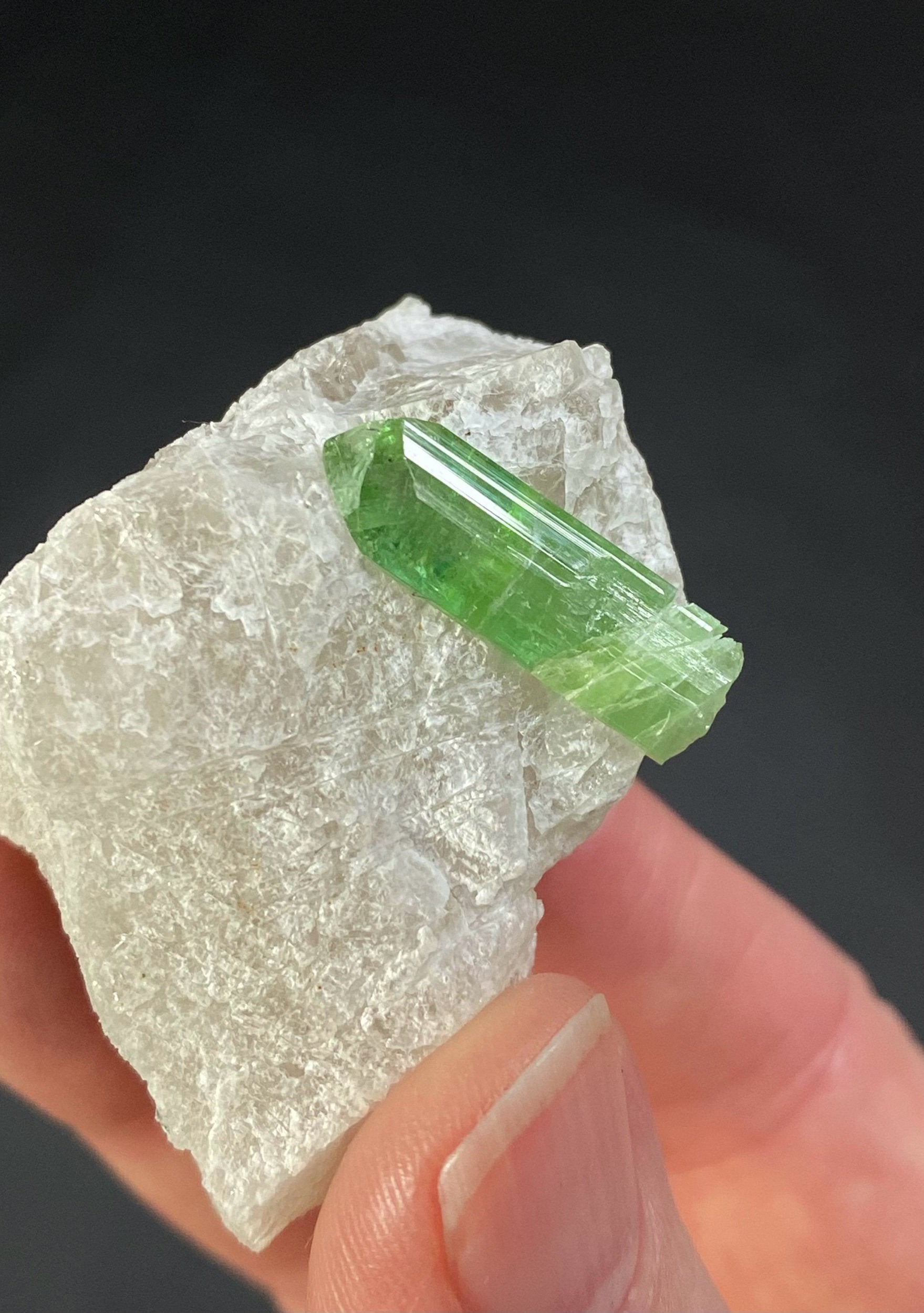 Natural 11.30 Ct Tourmaline Crystal with Elbaite Matrix Rough, shops Pink And Green Tourmaline from Paproke Afghanistan Tourmaline