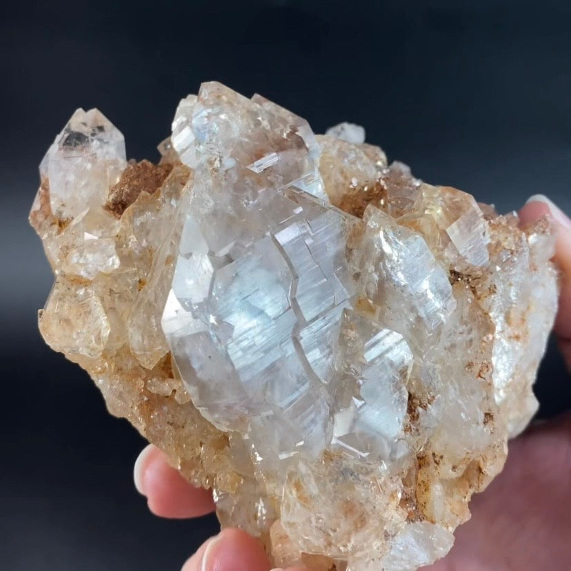 Samadhi Himalayan Quartz Crystal Cluster - Himachal Pradesh, India