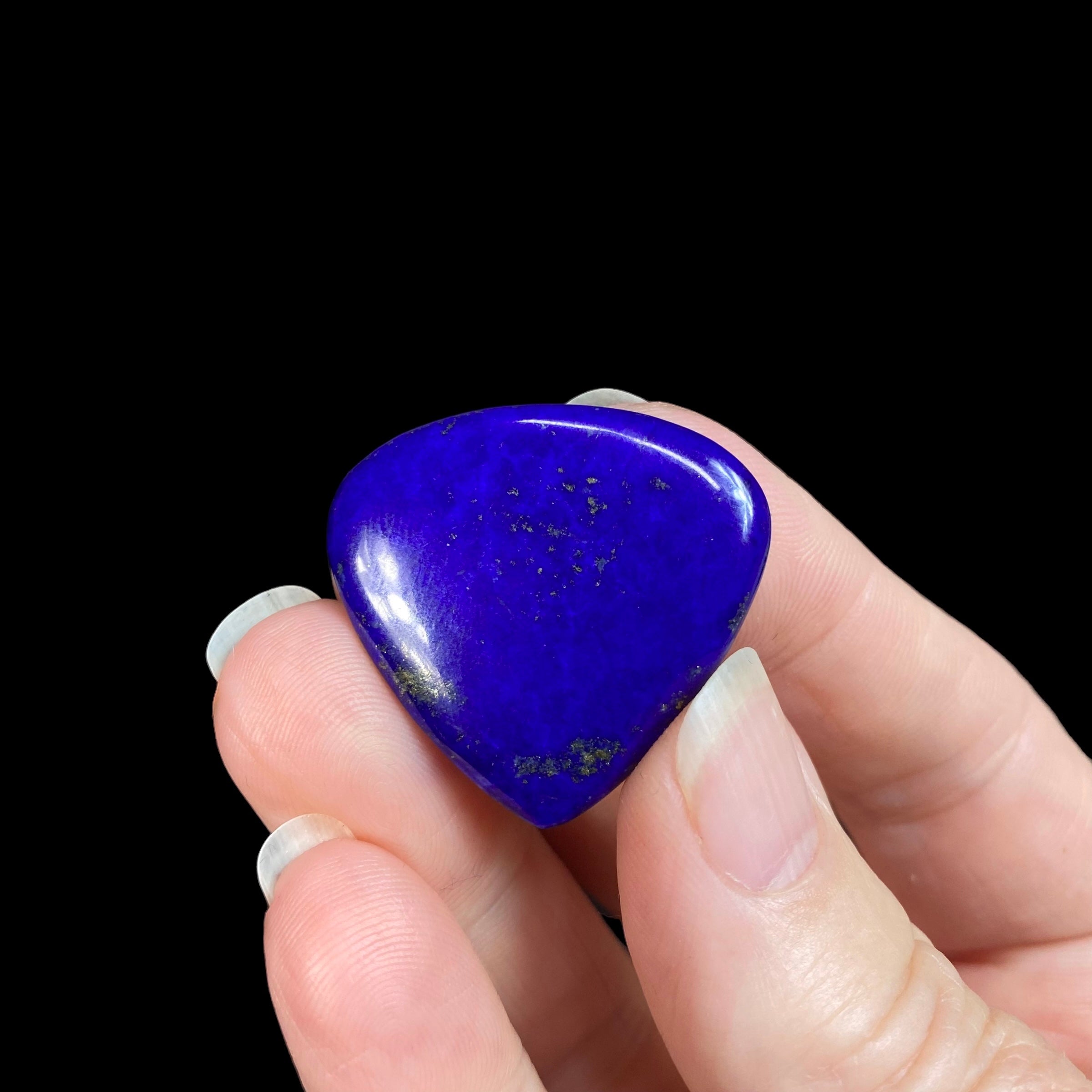 High Grade Lapis Lazuli & Pyrite Cabochon