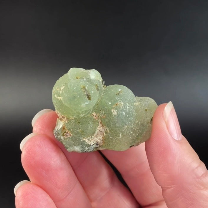 Botryoidal Prehnite Specimen with Epidote, Kayes Region, Mali