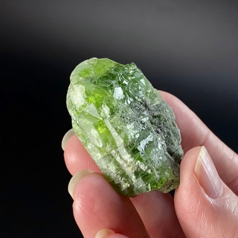 Terminated Peridot Crystal from Pakistan