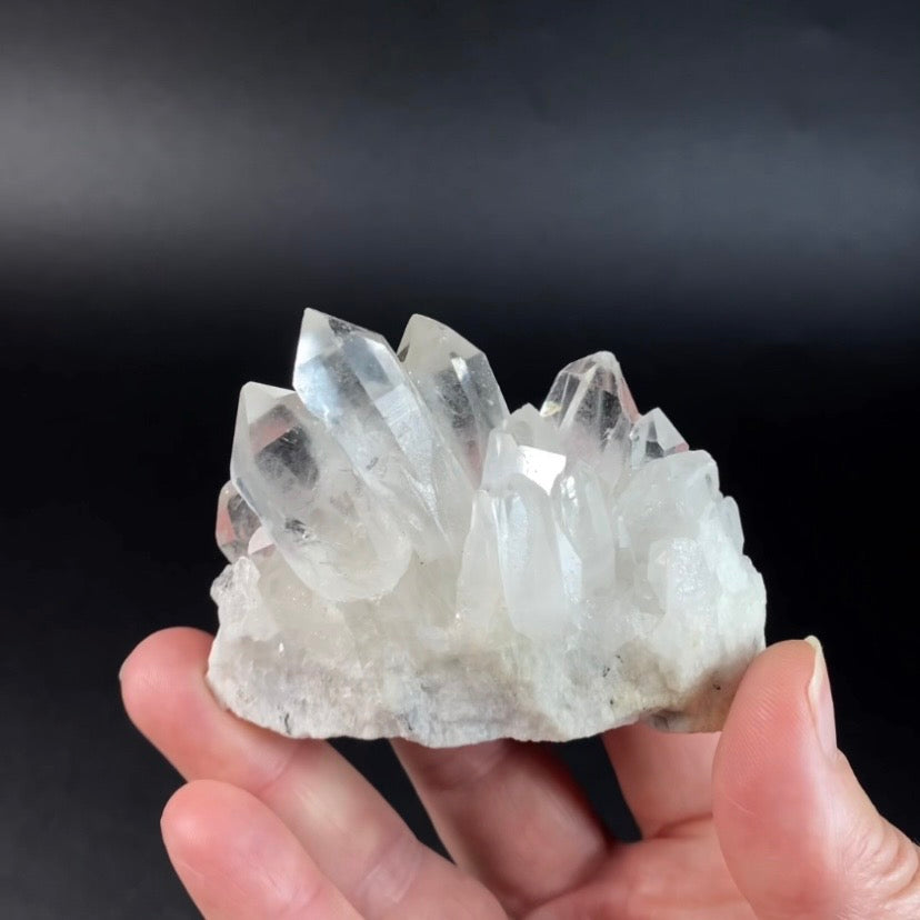 Clear Quartz Crystal Cluster from Minas Gerais, Brazil
