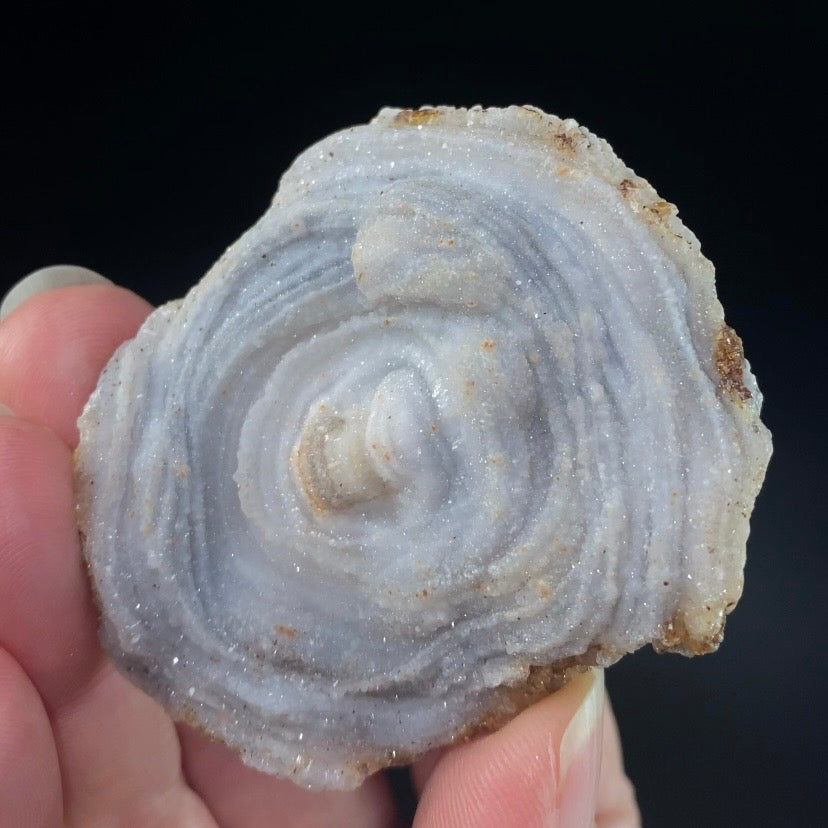 Druzy Chalcedony Concretion from Rio Grande do Sul, Brazil