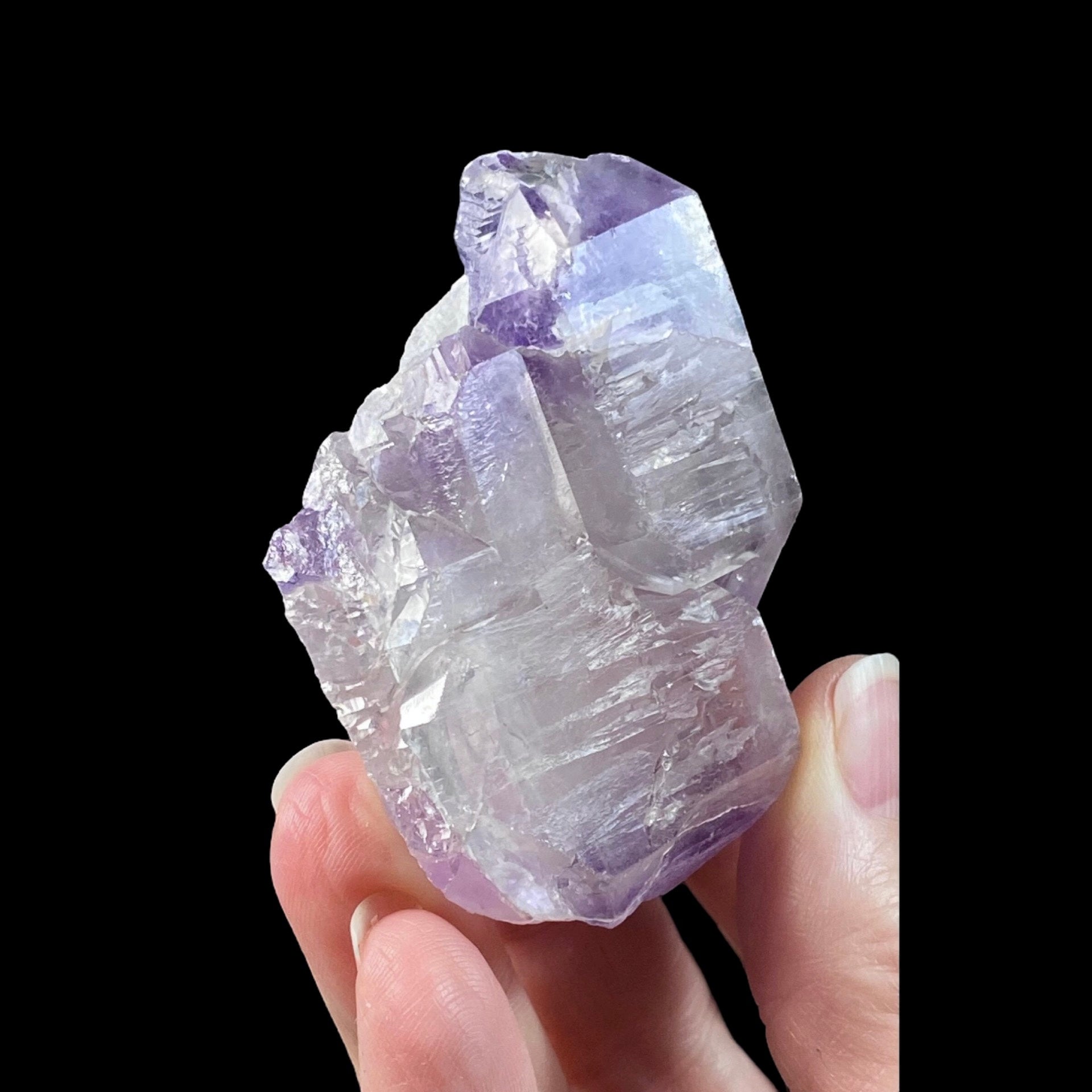 Purple Amethyst Quartz Crystal Cluster