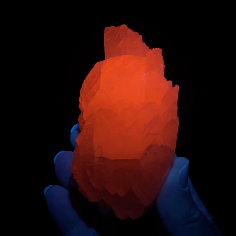 Fluorescent Calcite Specimen from Trepca Mine, Kosovo