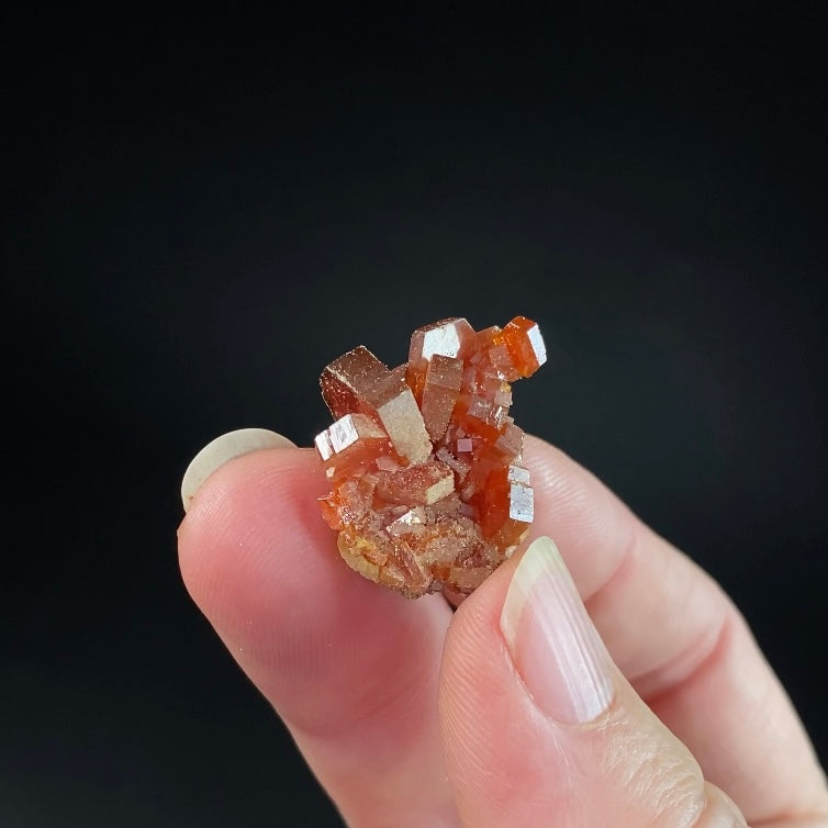 Gemmy Vanadinite Thumbnail Size Cluster