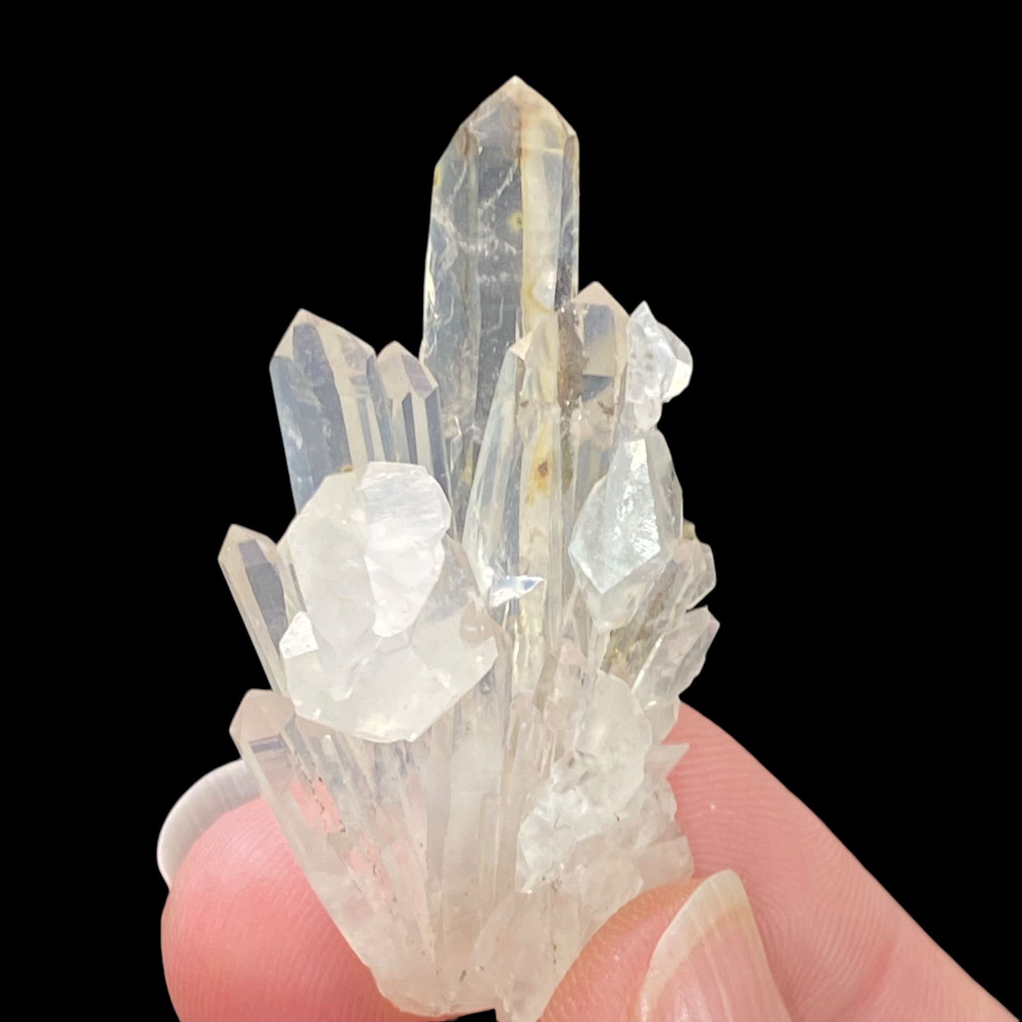 Quartz Cluster with Iridescent Pyrite & Calcite, Trepca Mines, Kosovo