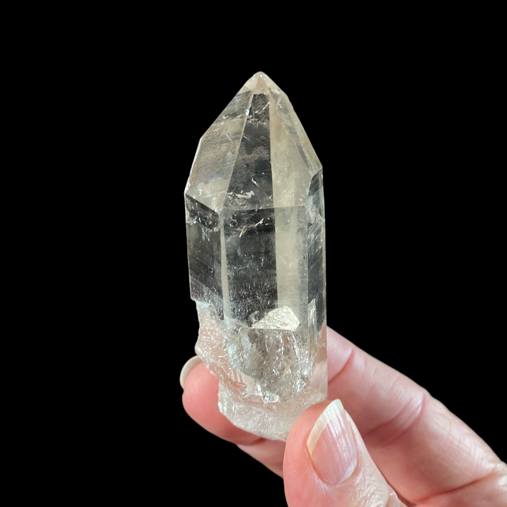 Light Smoky Quartz Crystal with Penetrating Crystal from Minas Gerais, Brazil