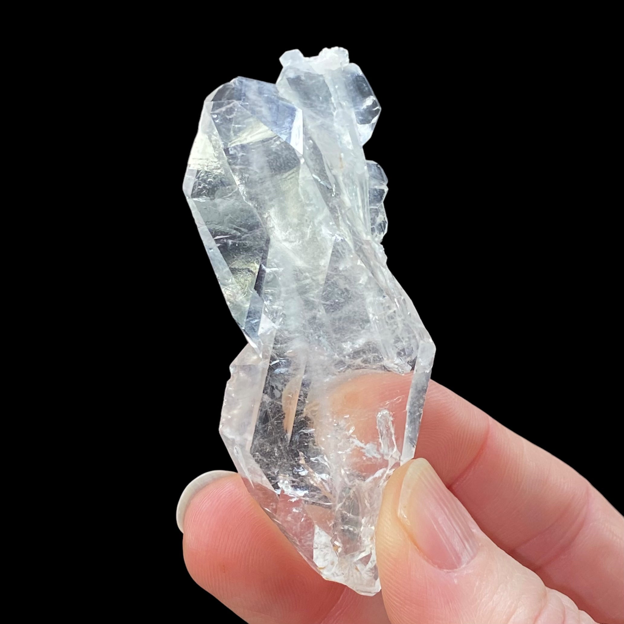 Tabular Faden Quartz Crystal Cluster