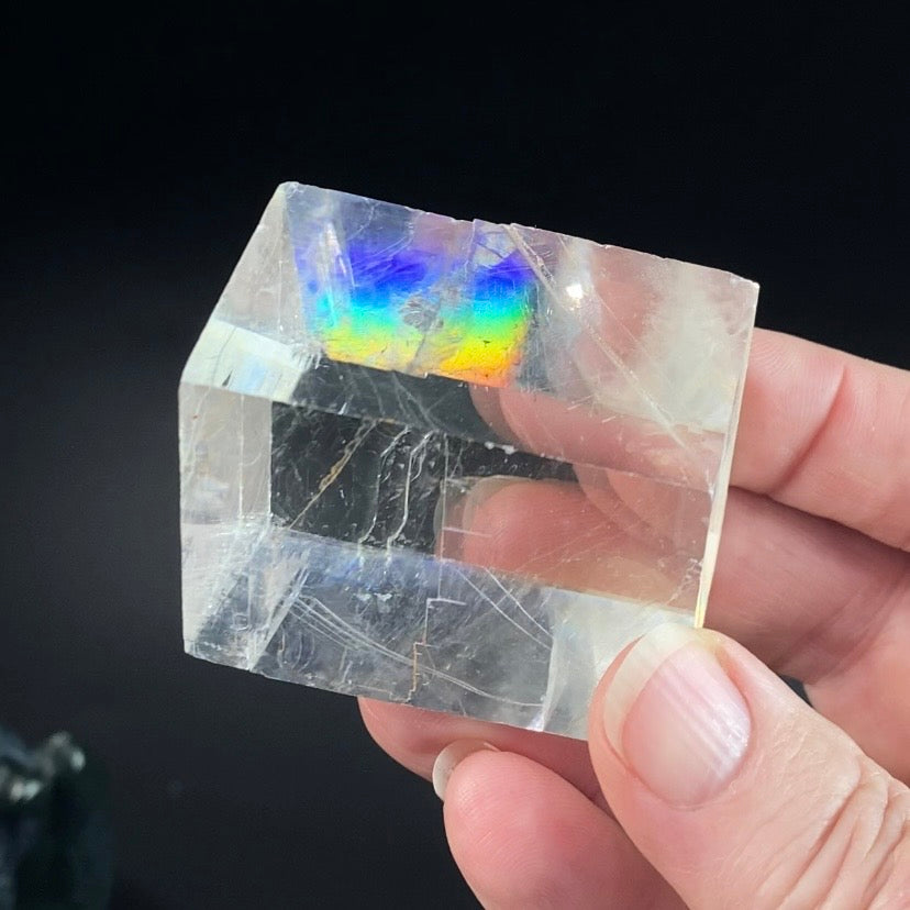 Rainbow Iceland Spar Optical Calcite Specimen from Brazil