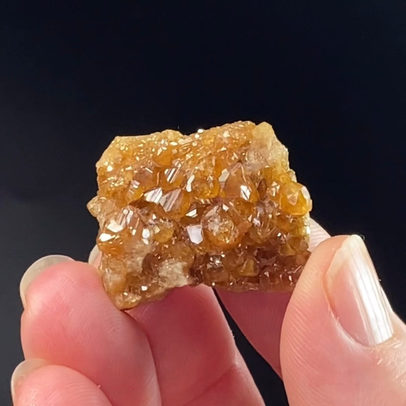 Orange Spessartine Garnet Crystals on Matrix from Bajaur Agency Pakistan