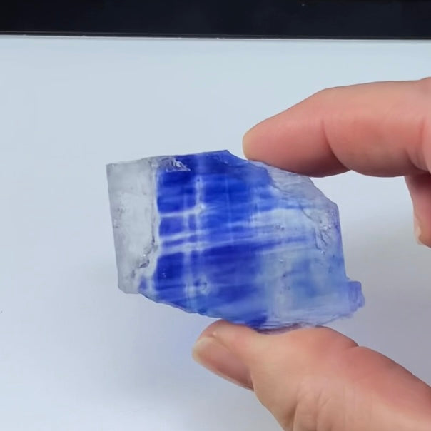 Blue Halite Crystal Specimen from Turkey