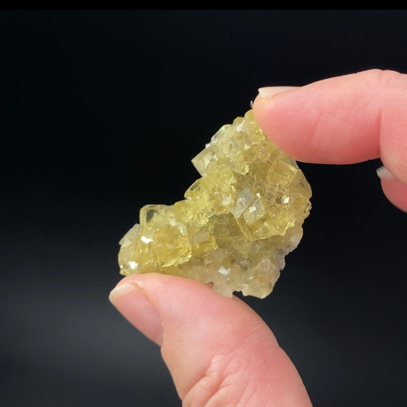 Yellow Moscona Fluorite Cluster
