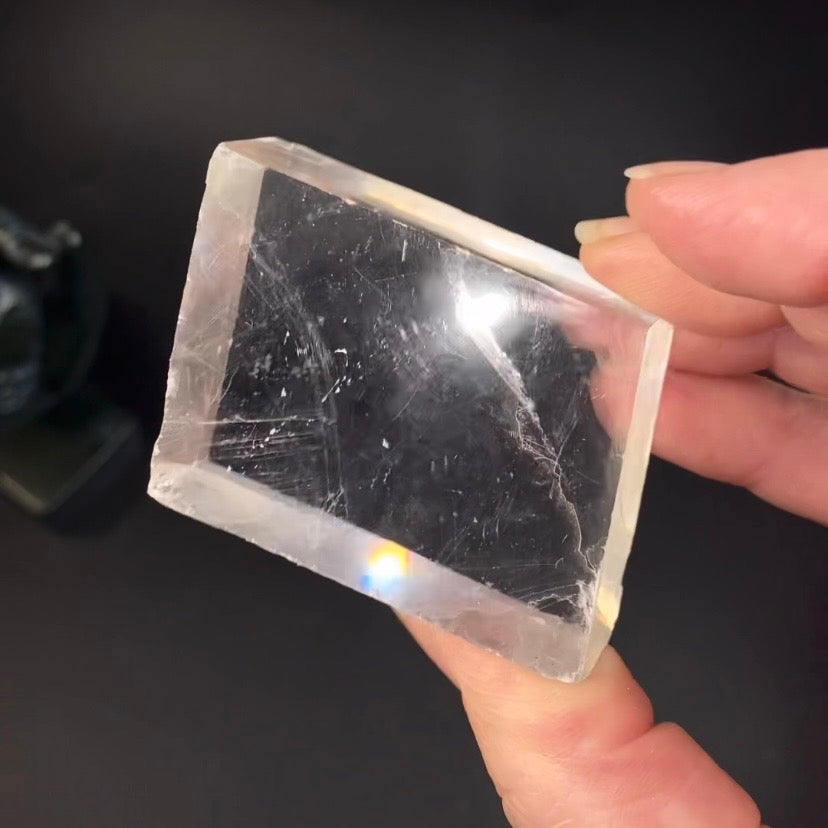 Rainbow Iceland Spar Optical Calcite Specimen from Brazil