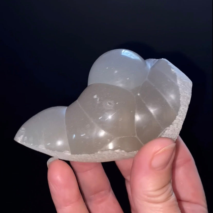 Botryoidal Chalcedony Formed in Basalt Vesicle – Maharashtra, India