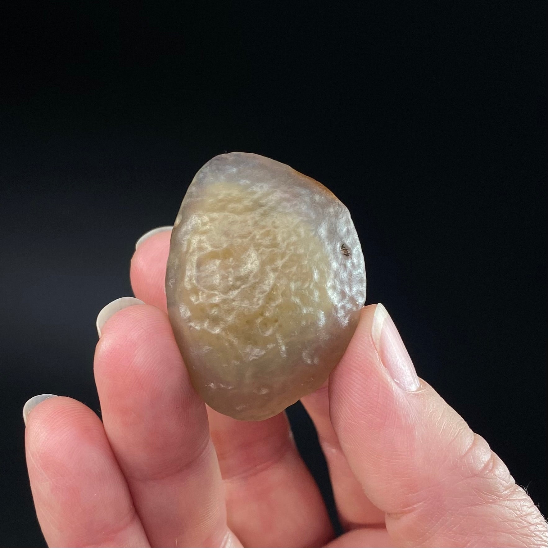 Gobi Desert Agate with Moving Sand Inclusions