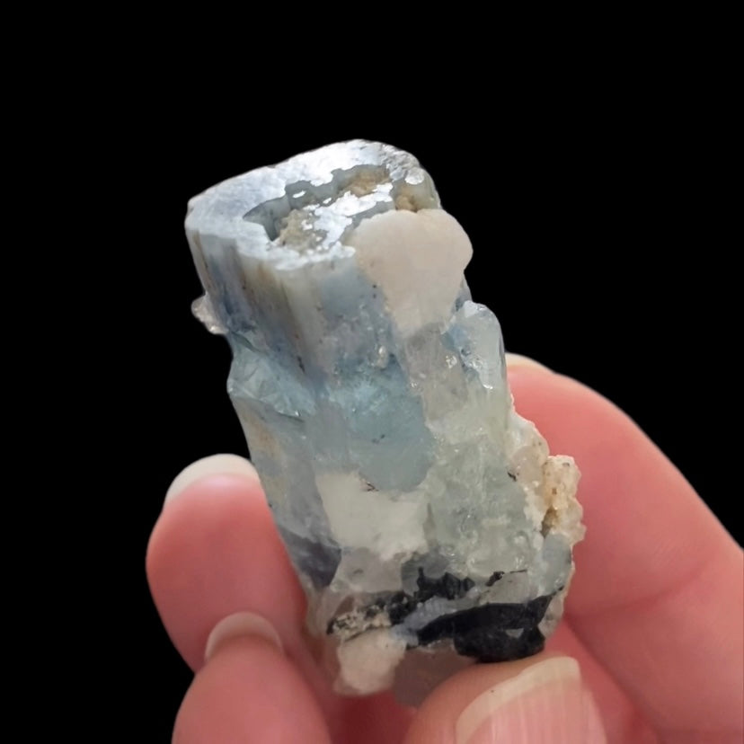 Unique Blue Aquamarine Crystal Shigar Valley, Pakistan