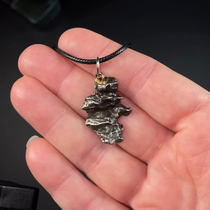 Campo del Cielo Meteorite Pendant – Authentic Iron Meteorite Jewelry from Argentina