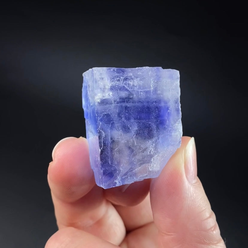 Blue Halite Crystal Specimen from Turkey