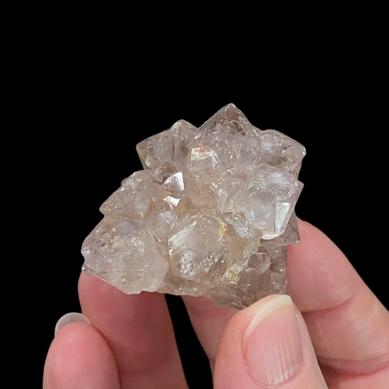 Smoky Quartz Flower Cluster, India