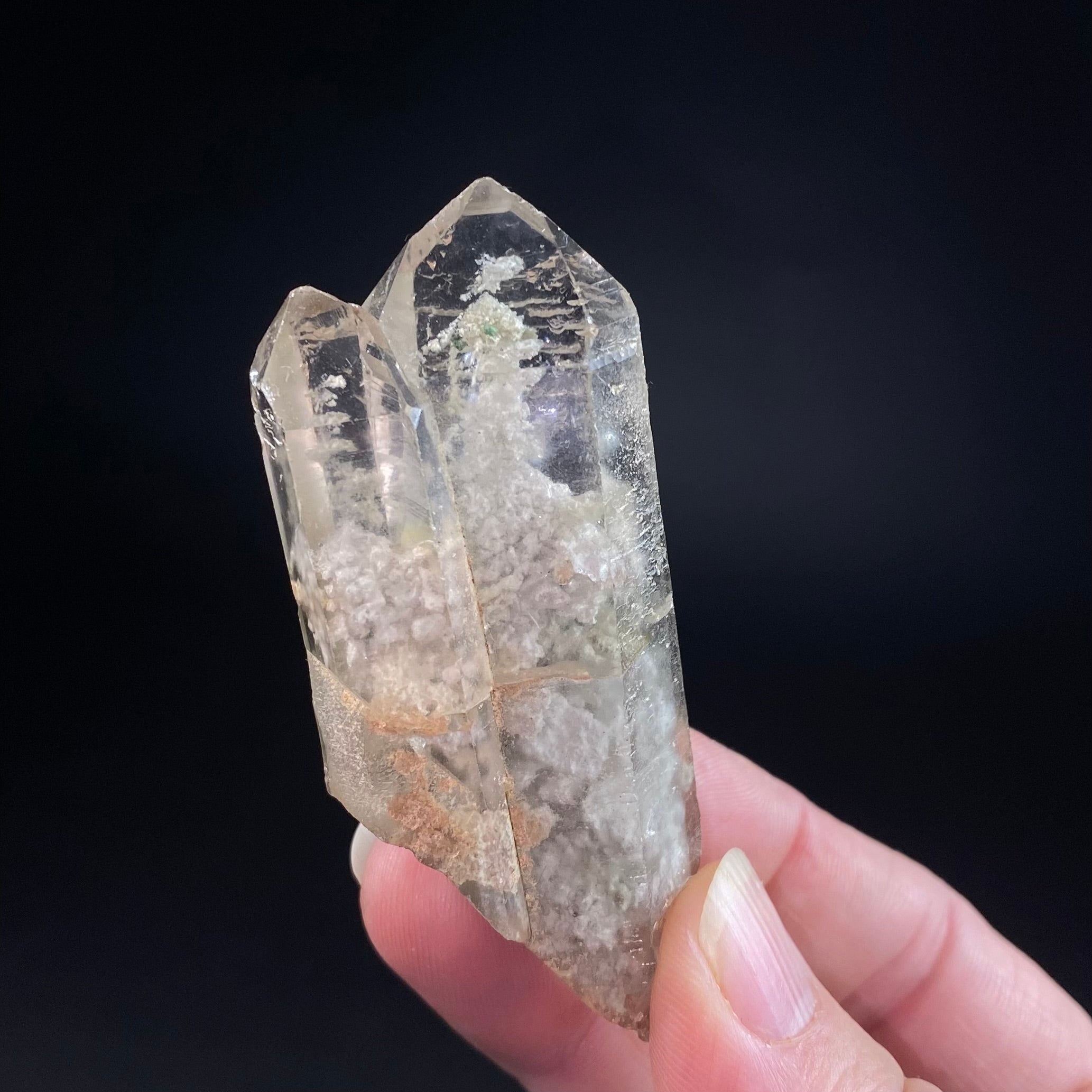 Garden Quartz Cluster aka Lodalite with Window
