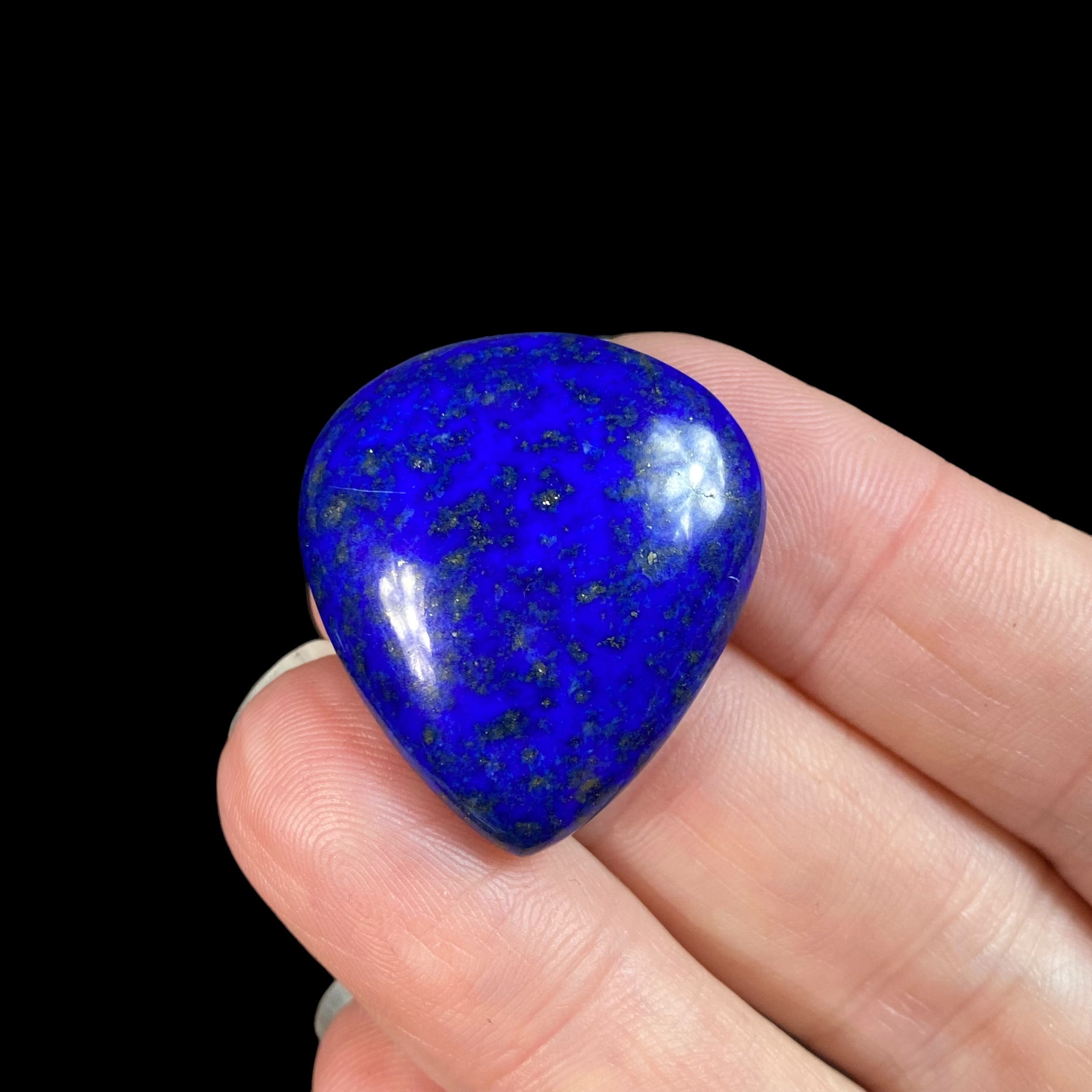 High Grade Lapis Lazuli & Pyrite Cabochon