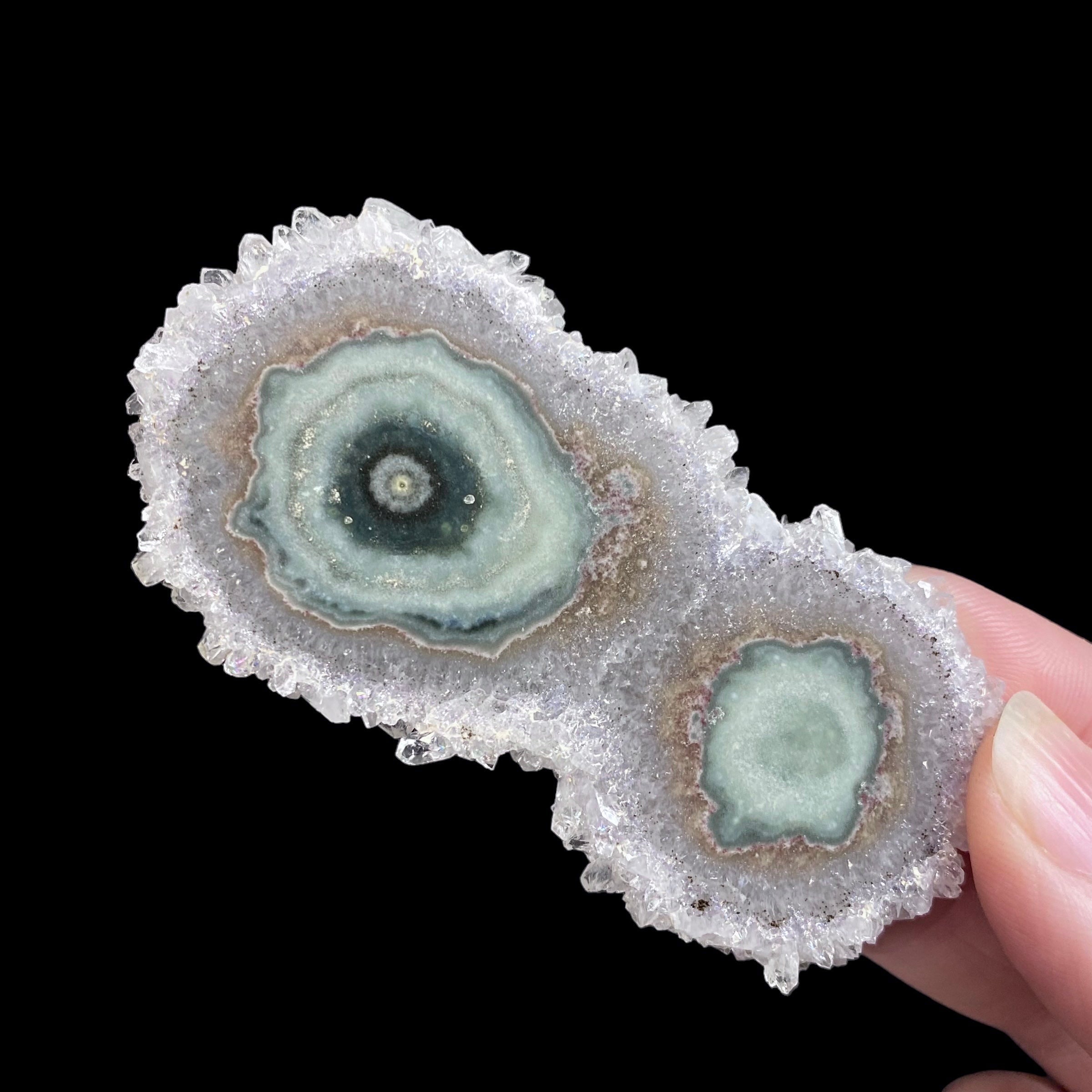 Amethyst Stalactite Slice from Artigas, Uruguay