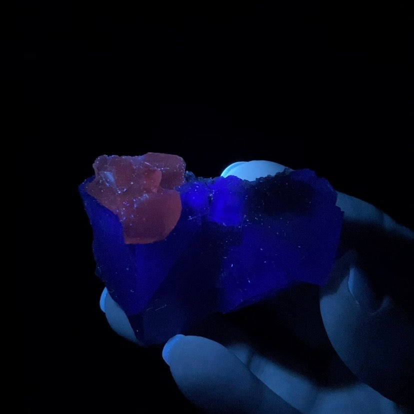 Teal Green & Blue Fluorite Cluster