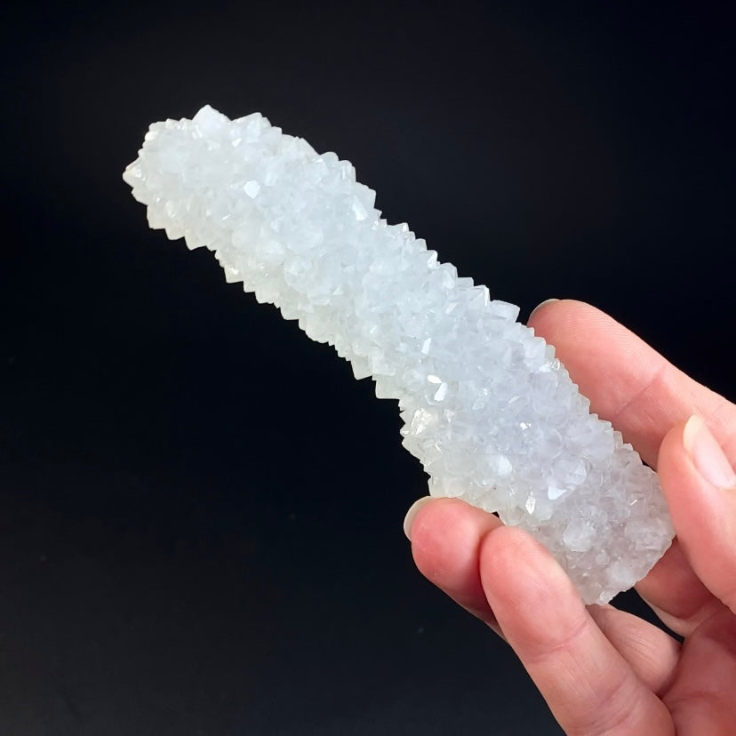 Clear Quartz Stalactite with Agate Core, Maharashtra, India