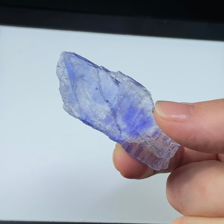 Blue Halite Crystal Specimen from Turkey